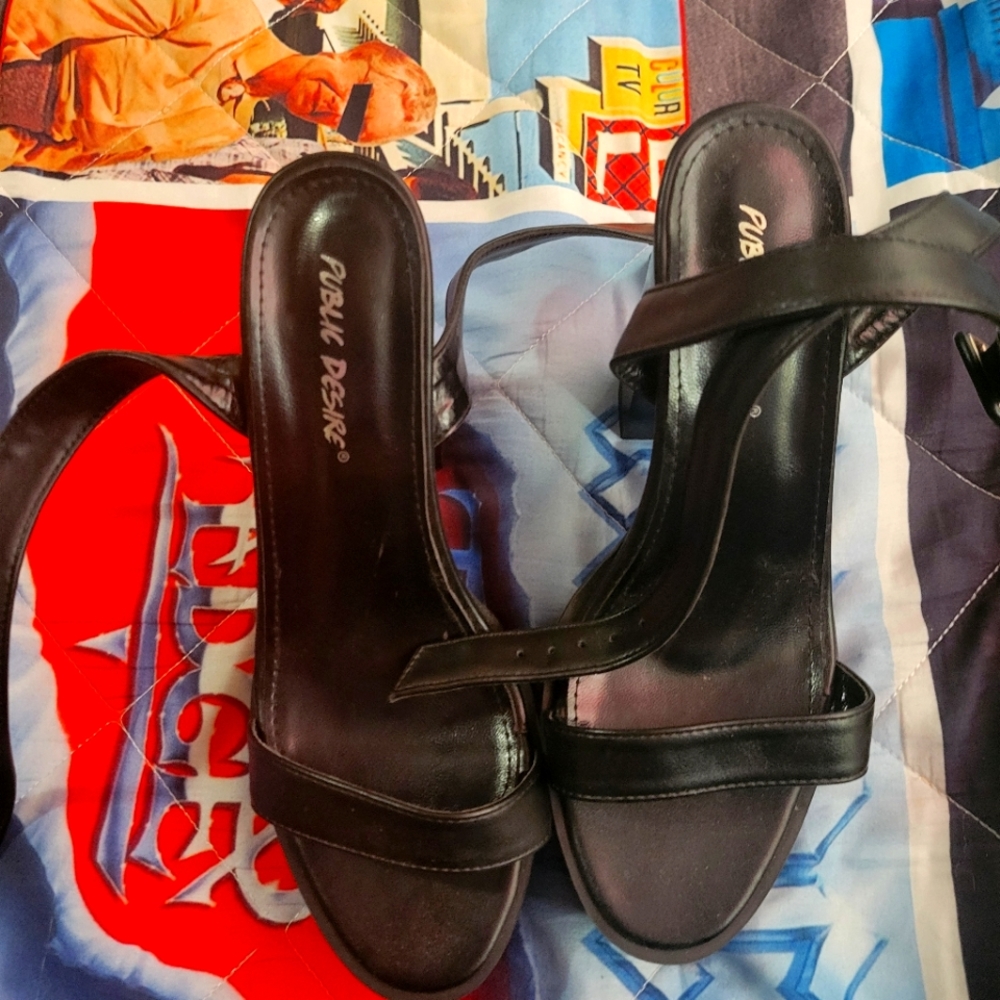 Black heels